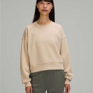 Lululemon perfectly oversized crop crew softstreme